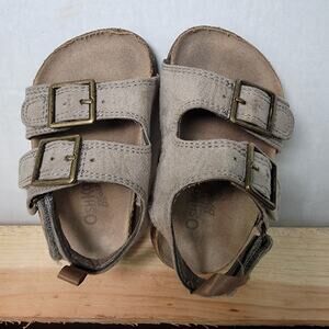 OshKosh B'Gosh Toddler Tan Bruno Sandals w/ Box - Size 5M